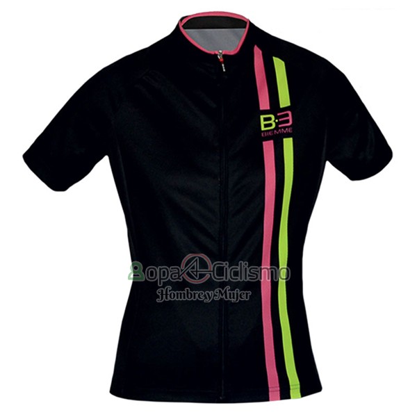 Biemme Ropa Ciclismo Culotte Corto 2017 Mujer Mangas Cortas Negro