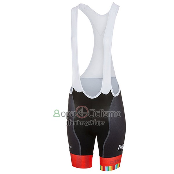 Castelli Maratona Ropa Ciclismo Culotte Corto 2017 Mujer Mangas Cortas Rojo y Blanco