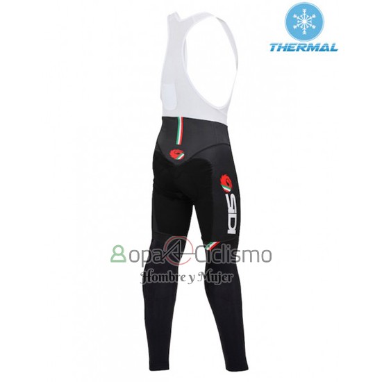 Castelli Ropa Ciclismo Culotte Largo 2016 Mujer Mangas Largas Profundo Negro