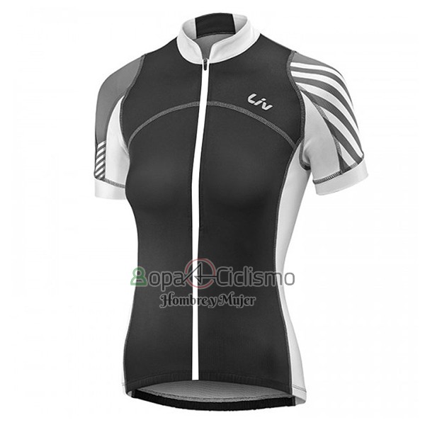 Liv Pro Ropa Ciclismo Culotte Corto 2017 Mujer Mangas Cortas Negro