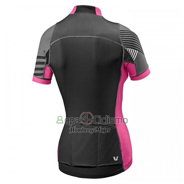 Liv Pro Ropa Ciclismo Culotte Corto 2017 Mujer Mangas Cortas Negro y Rojo
