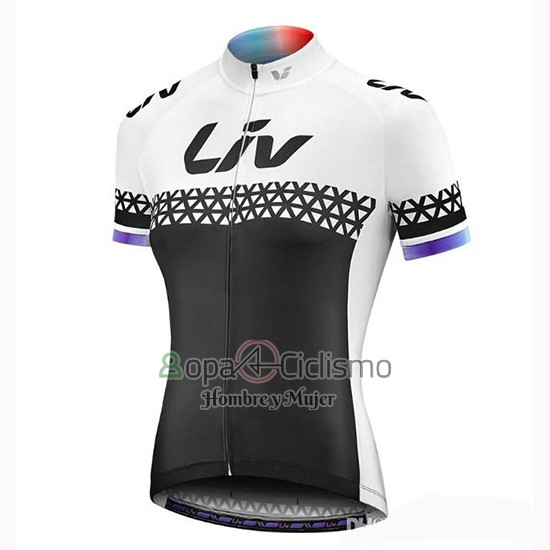 Liv Ropa Ciclismo Culotte Corto 2019 Mujer Mangas Cortas Negro Blanco