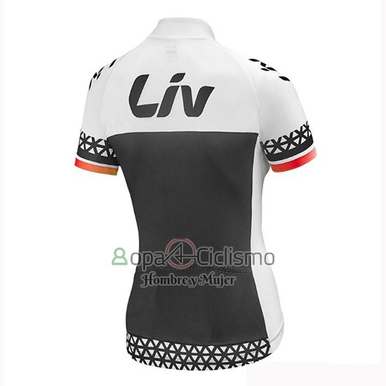 Liv Ropa Ciclismo Culotte Corto 2019 Mujer Mangas Cortas Negro Blanco