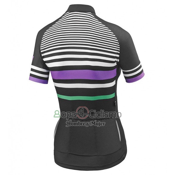 Liv Zebra Ropa Ciclismo Culotte Corto 2017 Mujer Mangas Cortas Negro