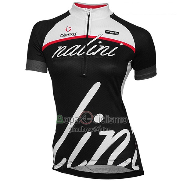 Nalini Classic Ropa Ciclismo Culotte Corto 2017 Mujer Mangas Cortas Negro