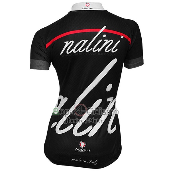 Nalini Classic Ropa Ciclismo Culotte Corto 2017 Mujer Mangas Cortas Negro