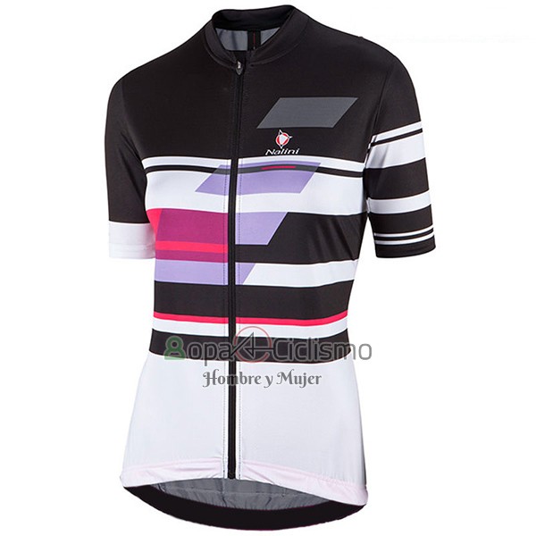 Nalini Dolomiti Ropa Ciclismo Culotte Corto 2017 Mujer Mangas Cortas Negro