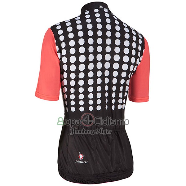 Nalini Optical Ropa Ciclismo Culotte Corto 2017 Mujer Mangas Cortas Negro y Naranja