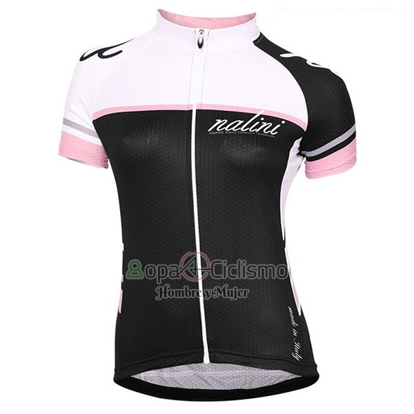 Nalini Ropa Ciclismo Culotte Corto 2017 Mujer Mangas Cortas Blanco y Negro