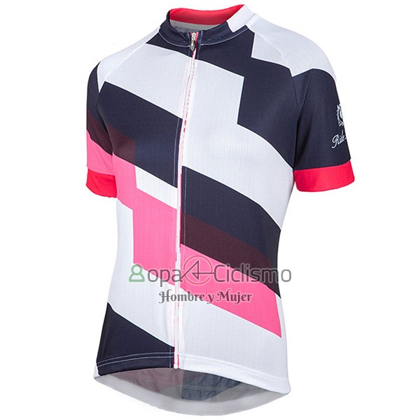 Nalini Stripe Ropa Ciclismo Culotte Corto 2017 Mujer Mangas Cortas Rosa y Negro