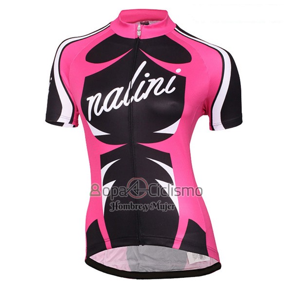 Nalini Verona Ropa Ciclismo Culotte Corto 2017 Mujer Mangas Cortas Rojo y Negro
