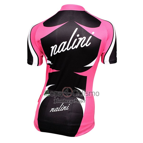 Nalini Verona Ropa Ciclismo Culotte Corto 2017 Mujer Mangas Cortas Rojo y Negro
