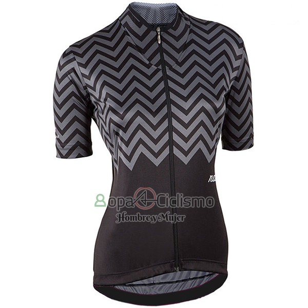 Nalini Wave Ropa Ciclismo Culotte Corto 2017 Mujer Mangas Cortas Negro