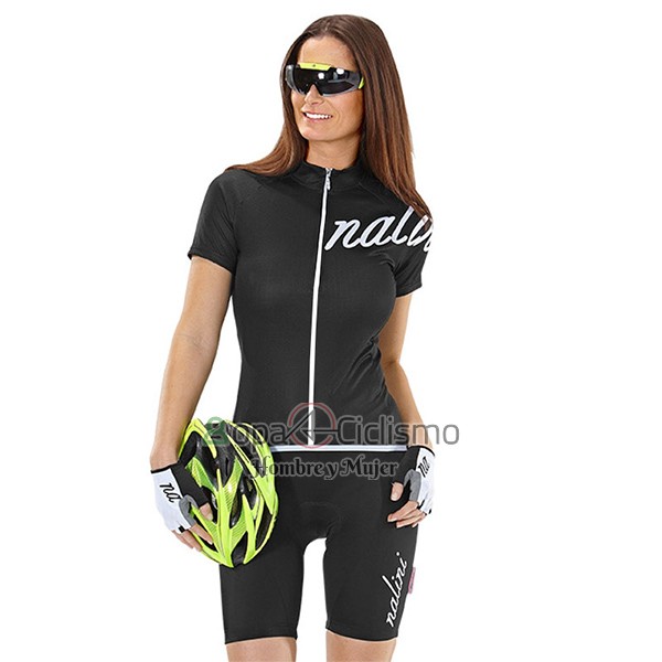 Nalini Wave Ropa Ciclismo Culotte Corto 2017 Mujer Mangas Cortas Profundo Negro
