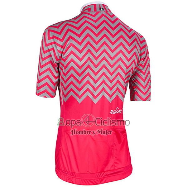Nalini Wave Ropa Ciclismo Culotte Corto 2017 Mujer Mangas Cortas Rojo