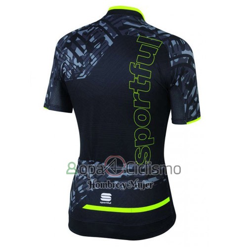 Sportful Ropa Ciclismo Culotte Corto 2016 Mujer Mangas Cortas Verde y Negro