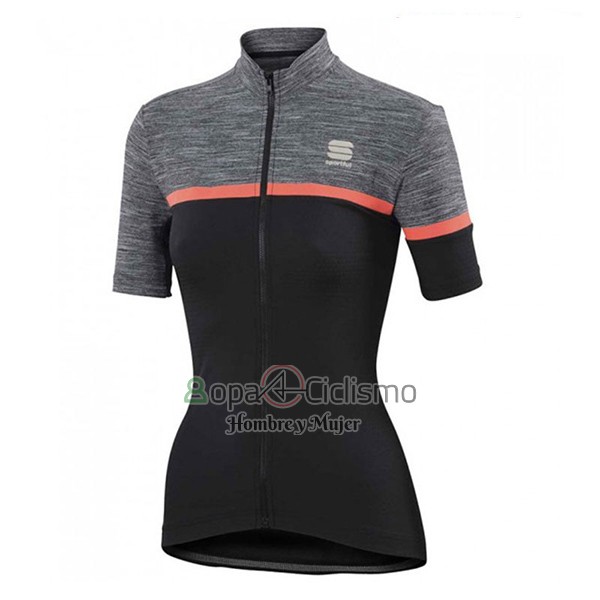 Sportful Ropa Ciclismo Culotte Corto 2017 Mujer Mangas Cortas Giara Negro