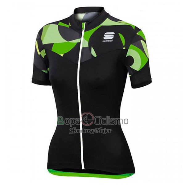 Sportful Ropa Ciclismo Culotte Corto 2017 Mujer Mangas Cortas Primavera Negro