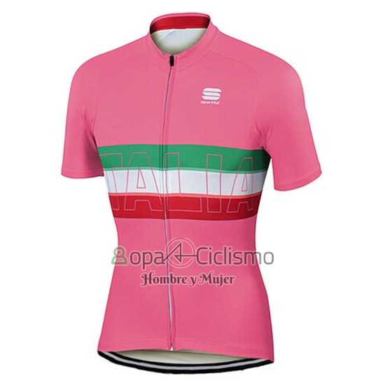 Sportful Ropa Ciclismo Culotte Corto 2017 Mujer Mangas Cortas Rosa