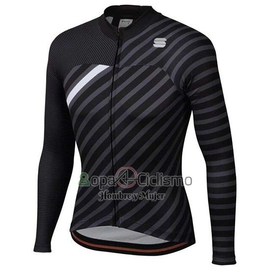 Sportful Ropa Ciclismo Culotte Largo 2020 Mujer Mangas Largas Negro Blanco